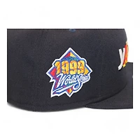 New York Yankees Navy "DPM Stock Pack" 1999 World Series Patch Gray UV Era 59Fifty Fitted Hat