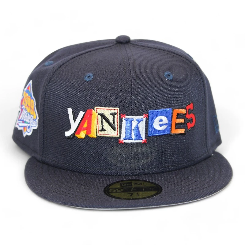 New York Yankees Navy "DPM Stock Pack" 1999 World Series Patch Gray UV Era 59Fifty Fitted Hat