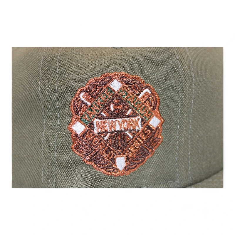 New York Yankees Olive "DPM Stock Pack" 1939 World Series Patch Gray UV Era 59Fifty Fitted Hat