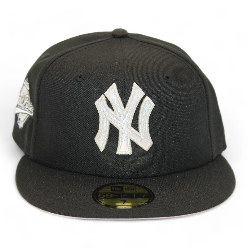 New York Yankees Black "DPM Stock Pack" 1996 World Series Patch Pink UV Era 59Fifty Fitted Hat