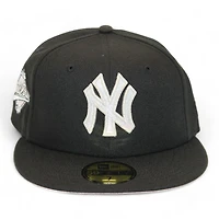 New York Yankees Black "DPM Stock Pack" 1996 World Series Patch Pink UV Era 59Fifty Fitted Hat