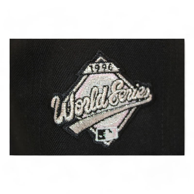 New York Yankees Black "DPM Stock Pack" 1996 World Series Patch Pink UV Era 59Fifty Fitted Hat