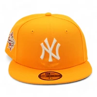 New York Yankees Gold "DPM Stock Pack" 1998 World Series Patch Gray UV Era 59Fifty Fitted Hat
