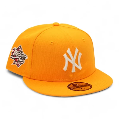 New York Yankees Gold "DPM Stock Pack" 1998 World Series Patch Gray UV Era 59Fifty Fitted Hat