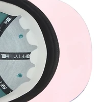 Cleveland Indians Teal and Military Blue "Shortshooter Pack" Jacobs Field Inaugural Season Patch Pink UV New Era 59Fifty Fitted Hat