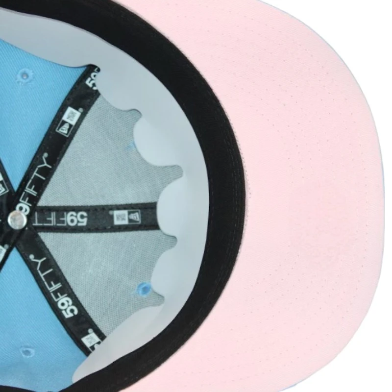 New York Yankees Sky Blue "DPM Stock Pack" 1996 World Series Patch Pink UV Era 59Fifty Fitted Hat