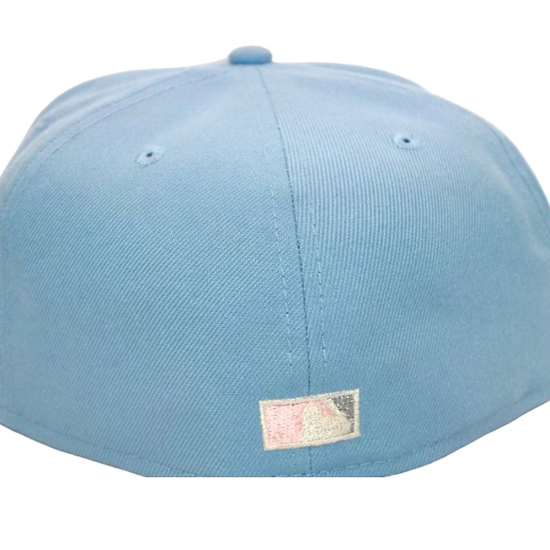 New York Yankees Sky Blue "DPM Stock Pack" 1996 World Series Patch Pink UV Era 59Fifty Fitted Hat