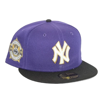 New York Yankees Purple and Black "DPM Stock Pack" 1939 All Star Game Patch Gray UV Era 59Fifty Fitted Hat