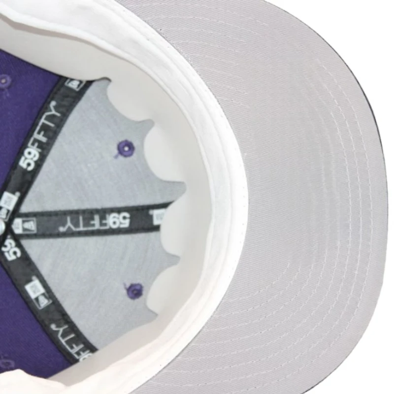 New York Yankees Purple and Black "DPM Stock Pack" 1939 All Star Game Patch Gray UV Era 59Fifty Fitted Hat