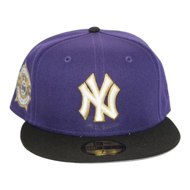 New York Yankees Purple and Black "DPM Stock Pack" 1939 All Star Game Patch Gray UV Era 59Fifty Fitted Hat