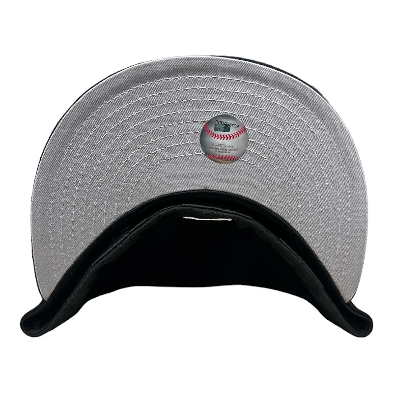 Kids Los Angeles Dodgers Black and White New Era 59FIFTY Fitted Hat