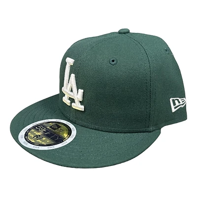 Kids Los Angeles Dodgers Dark Green New Era 59FIFTY Fitted Hat