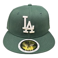 Kids Los Angeles Dodgers Dark Green New Era 59FIFTY Fitted Hat