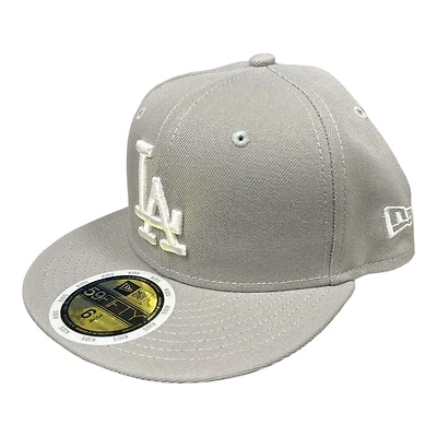 Kids Los Angeles Dodgers Grey New Era 59FIFTY Fitted Hat