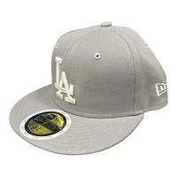 Kids Los Angeles Dodgers Grey New Era 59FIFTY Fitted Hat