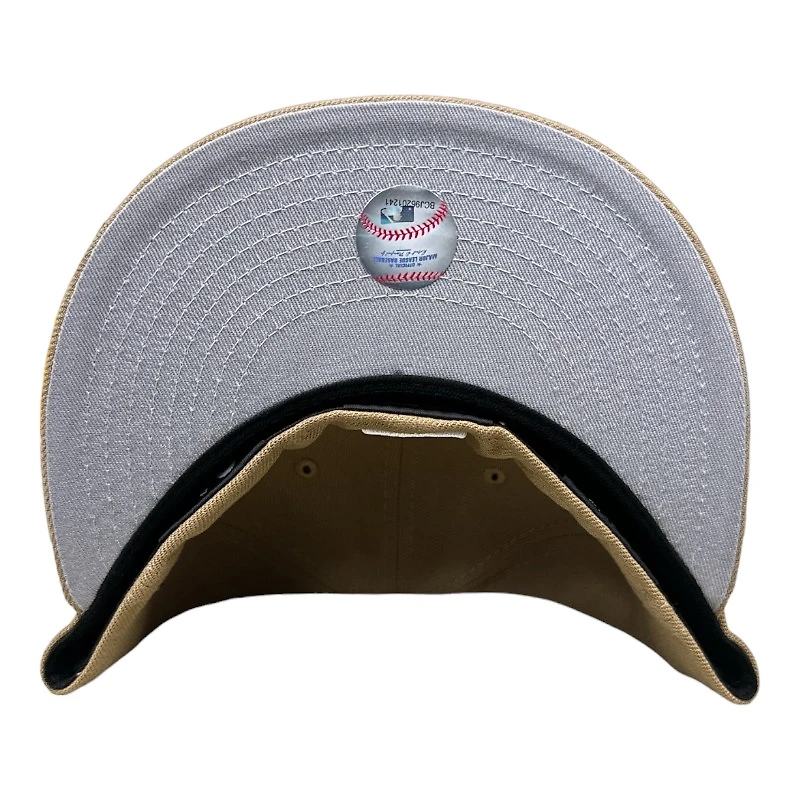 Kids Los Angeles Dodgers Khaki Brown New Era 59FIFTY Fitted Hat