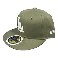 Kids Los Angeles Dodgers Olive Green New Era 59FIFTY Fitted Hat