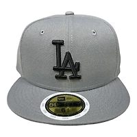 Kids Los Angeles Dodgers Storm Gray New Era 59FIFTY Fitted Hat