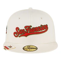 San Francisco Giants Chrome City Flag Hat Clip New Era 59FIFTY Fitted