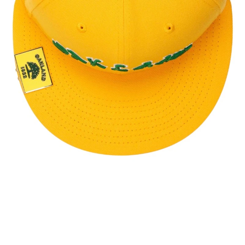 Oakland Athletics Yellow City Flag Hat Clip New Era 59FIFTY Fitted