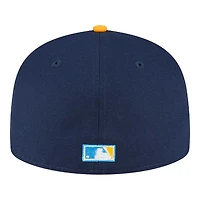 Milwaukee Brewers Blue City Flag Hat Clip New Era 59FIFTY Fitted
