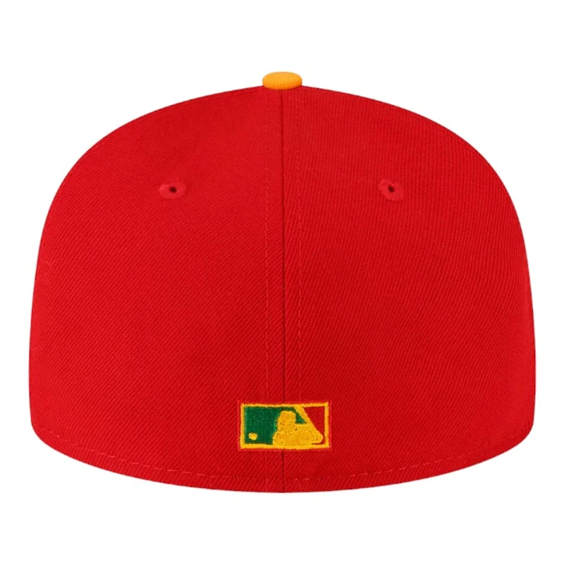 Los Angeles Dodgers Red City Flag Hat Clip New Era 59FIFTY Fitted