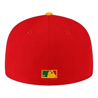 Los Angeles Dodgers Red City Flag Hat Clip New Era 59FIFTY Fitted