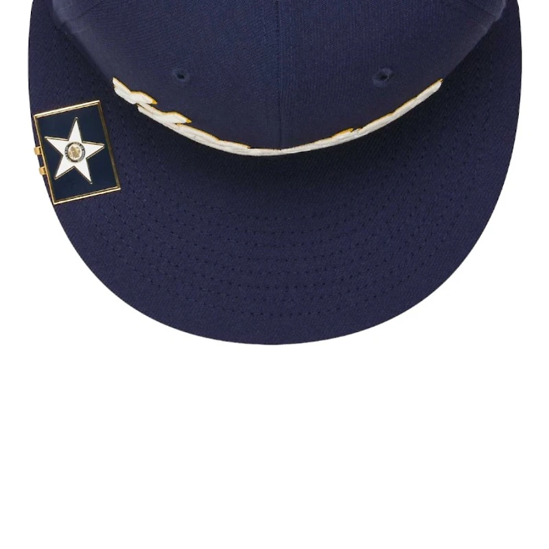 Houston Astros Navy City Flag Hat Clip New Era 59FIFTY Fitted