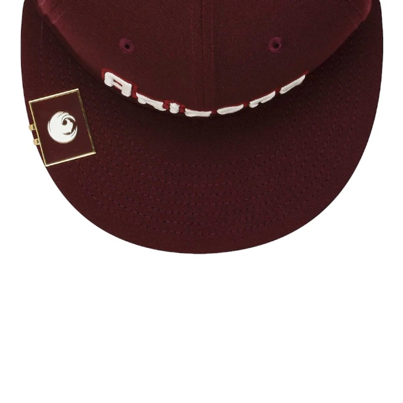 Arizona Diamondbacks Maroon City Flag Hat Clip New Era 59FIFTY Fitted
