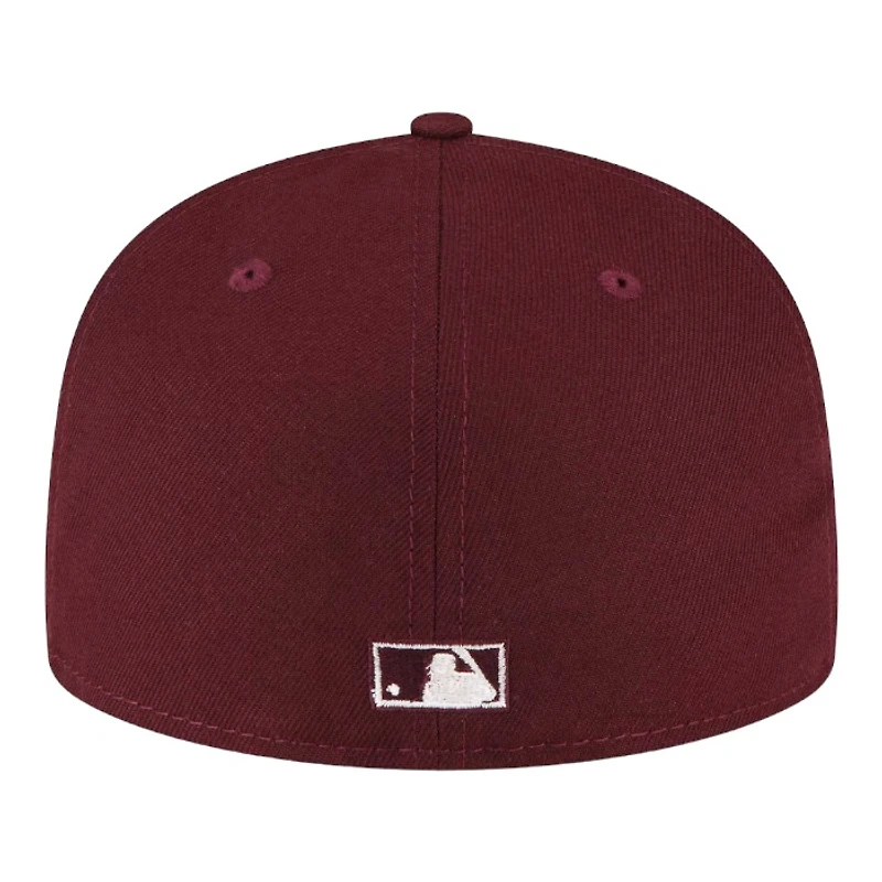 Arizona Diamondbacks Maroon City Flag Hat Clip New Era 59FIFTY Fitted