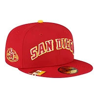 San Diego Padres City Flag Hat Clip New Era 59FIFTY Fitted