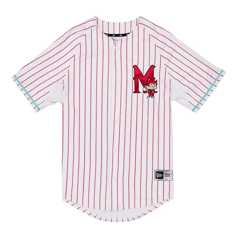 Diablos Rojos Del Mexico Liga Mexicana de Beisbol New Era White Home Jersey