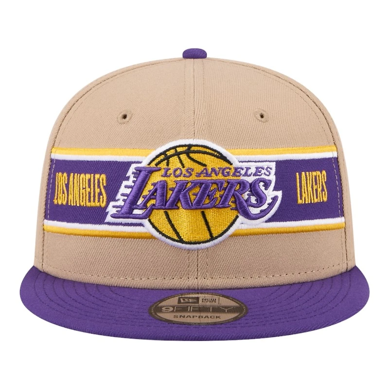 Los Angeles Lakers Brown and Purple 2024 Draft NBA New Era 9FIFTY Snapback Hat