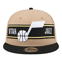 Utah Jazz Brown and Black 2024 Draft NBA New Era 9FIFTY Snapback Hat