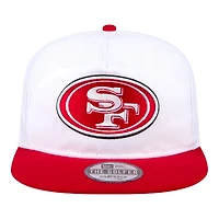 San Francisco 49ers White and Red Golfer New Era Snapback Hat