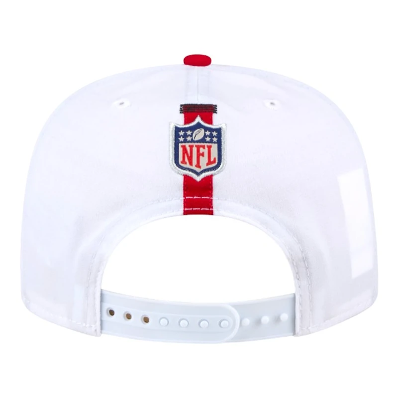 San Francisco 49ers White and Red Golfer New Era Snapback Hat