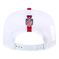San Francisco 49ers White and Red Golfer New Era Snapback Hat