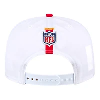 Kansas City Chiefs White and Red Golfer New Era Snapback Hat