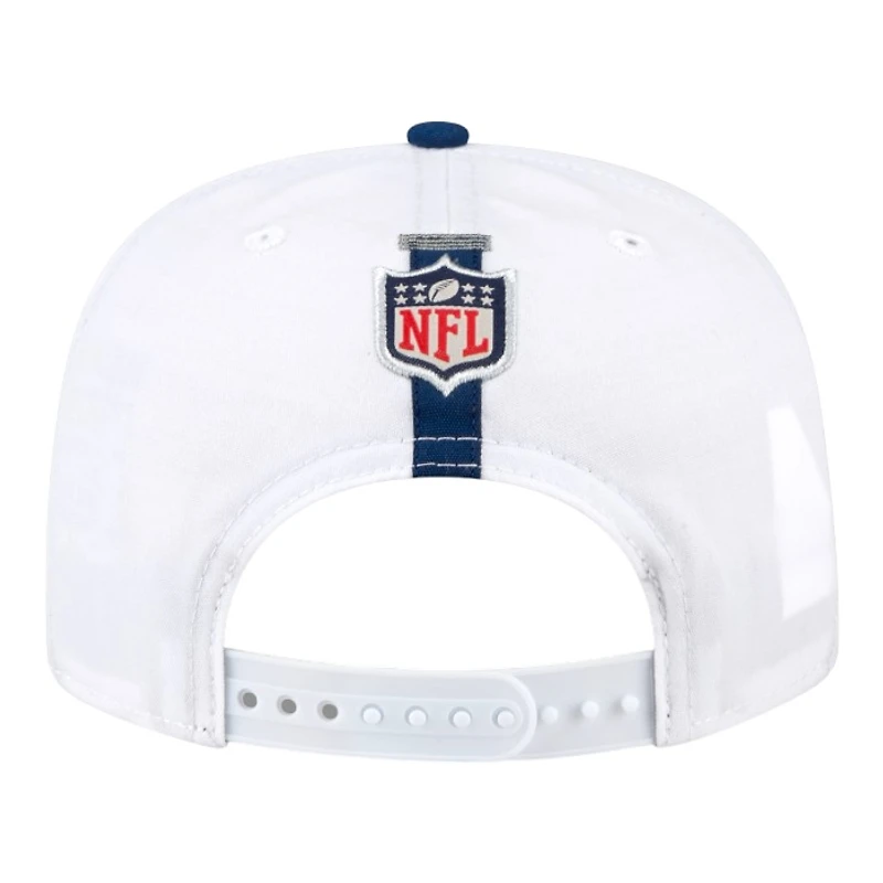 Dallas Cowboys White and Navy Golfer New Era Snapback Hat