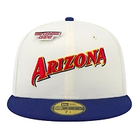 Arizona Diamondbacks Chrome White Big League Chew Original New Era 59FIFTY Fitted Hat