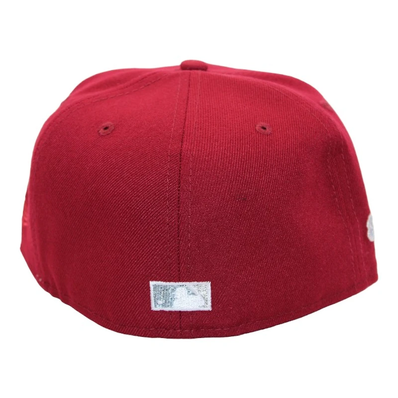 Philadelphia Phillies Maroon "DPM Stock Pack" 1980 World Series Patch Gray UV New Era 59Fifty Fitted Hat