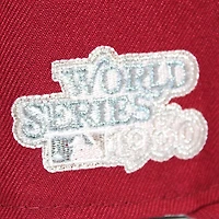 Philadelphia Phillies Maroon "DPM Stock Pack" 1980 World Series Patch Gray UV New Era 59Fifty Fitted Hat