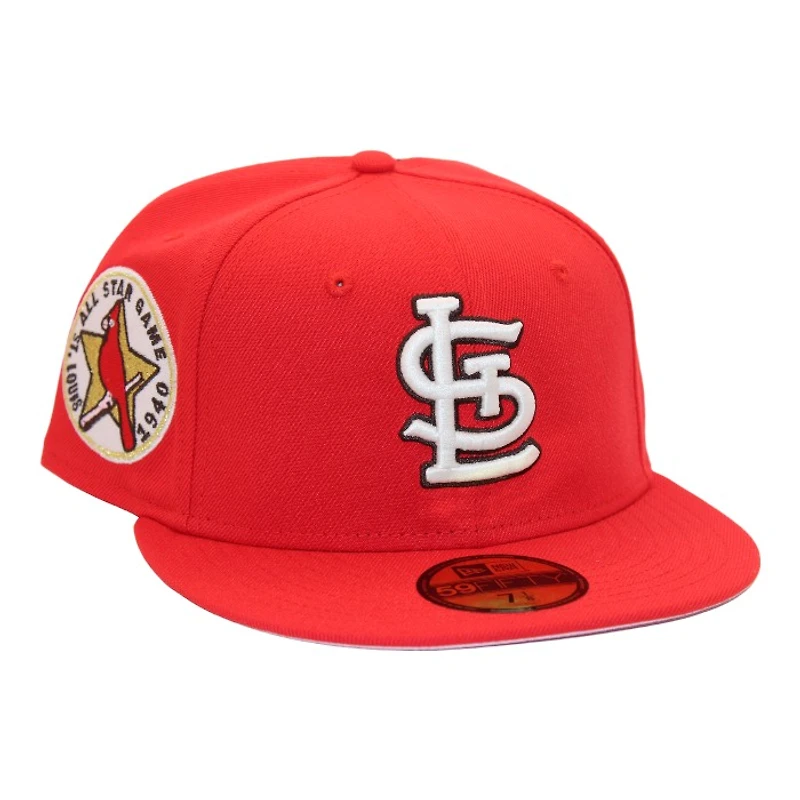 St Louis Cardinals Red "DPM Stock Pack" 1940 All Star Game Patch Pink UV New Era 59Fifty Fitted Hat
