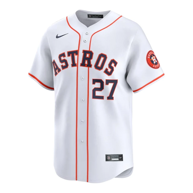 Houston Astros Jose Altuve Nike White Home Limited Player Jersey