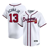 Atlanta Braves Ronald Acuna Jr Nike White Home Limited Player Jersey