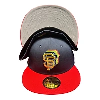 San Francisco Giants Navy and Red Cascade 2007 ASG Patch Gray UV New Era 59FIFTY Fitted Hat