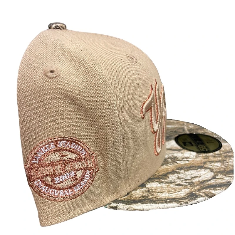 New York Yankees Camel Realtree 2009 Inaugural Season Patch Green UV Era 59FIFTY Fitted Hat