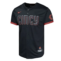 Youth Cincinnati Reds Elly De La Cruz Black Nike City Connect Limited Player Jersey