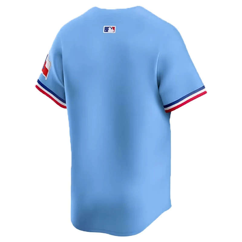 Texas Rangers Light Blue Alternate Blank Nike Limited Jersey