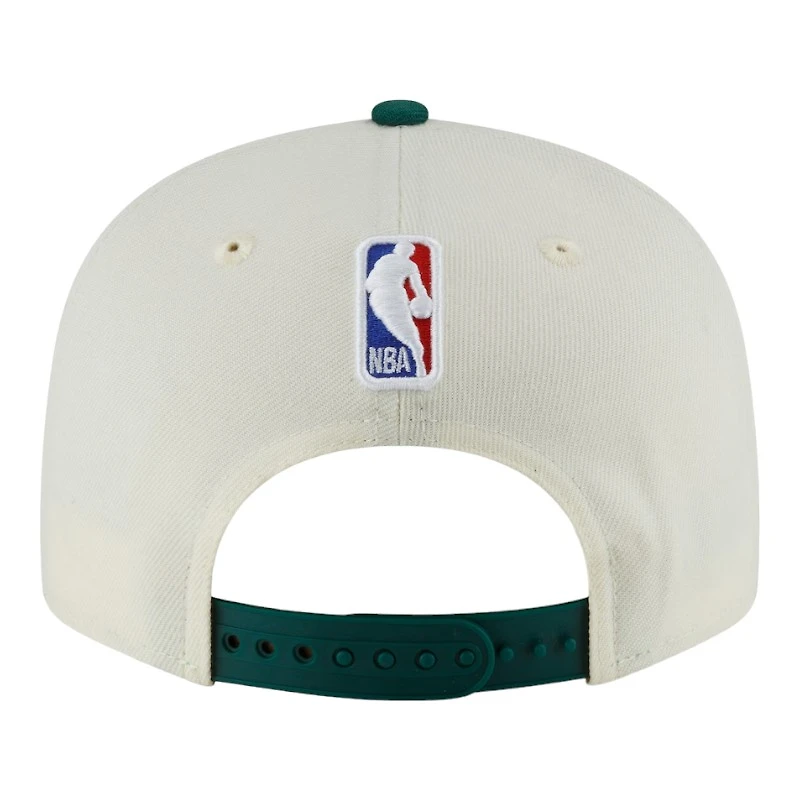 Boston Celtics Cream and Kelly Green 2023-24 City Edition NBA New Era 9FIFTY Snapback Adjustable Hat
